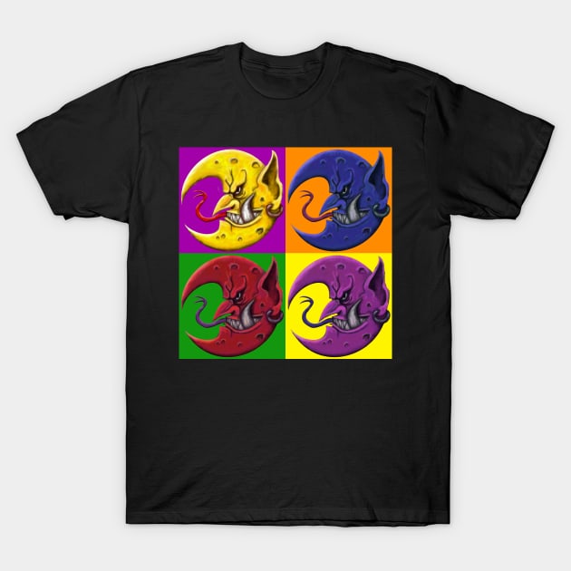 The Four Bad Moonz of the Bad Moon Apocalypse T-Shirt by SolarCross